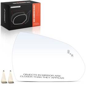 Premiumpartswhosale Apmgs542 Right Passenger Side Heated Mirror Glass With Backing Plate - Compatible
