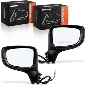 Premiumpartswhosale Apmi1050tw Pair 2 Driver And Passenger Side Power Door Mirror - Compatible With Mazda