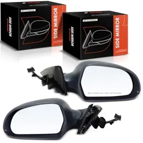 Apmi1238tw Premiumpartswhosale Pair 2 Power Door Mirror - Compatible With Audi A4 Driver And Passenger Side