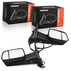 Apmi1435tw Premiumpartswhosale Pair 2 Driver And Passenger Side Power Door Mirror - Compatible With Ram
