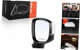 Apmi155 Premiumpartswhosale Passenger Side Power Door Mirror - Compatible With Right White