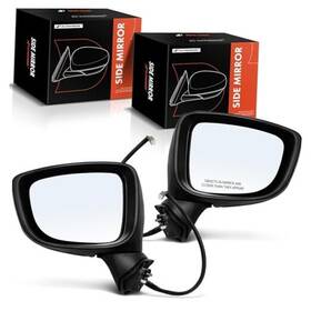 Premiumpartswhosale Apmi1566tw Pair 2 Power Door Mirror - Compatible With Mazda Driver And Passenger Side