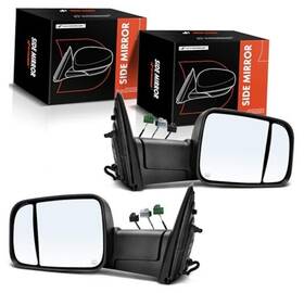 Premiumpartswhosale Apmi1732tw Pair 2 Driver And Passenger Side Power Door Mirror - Compatible With Ram