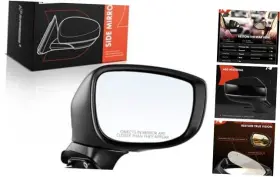 Apmi198 Premiumpartswhosale Power Door Mirror - Compatible With Mazda Cx-5 2017-2018 Passenger Side Black