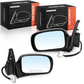 Premiumpartswhosale Apmi3249tw Pair 2 Driver And Passenger Side Power Door Mirror - Compatible With Nissan