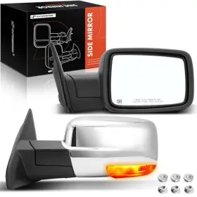 Apmi448 Premiumpartswhosale Towing Mirrors Compatible With Ram And Dodge Models 1500 2500 3500 4500 5500
