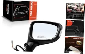Apmi824 Premiumpartswhosale Passenger Side Power Door Mirror - Compatible With Mazda 3 2014 2015 2016