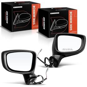 Premiumpartswhosale Apmi965tw Pair 2 Driver And Passenger Side Power Door Mirror - Compatible With Mazda