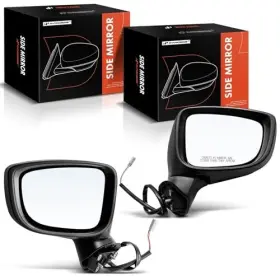 Apmi965tw Premiumpartswhosale Pair 2 Driver And Passenger Side Power Door Mirror - Compatible With Mazda