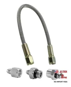 Ptsparts 700937375980 Oil Pressure Sensor Relocation Kit Fit For Ls Engines Compatible With C5 C6