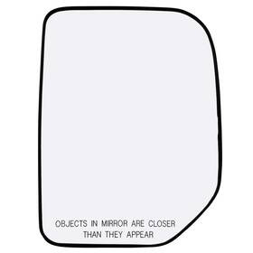 Rugged Tuff Rt72141-12pr Passenger Side Mirror Glass Assembly With Plastic Backing Plate Non-heated