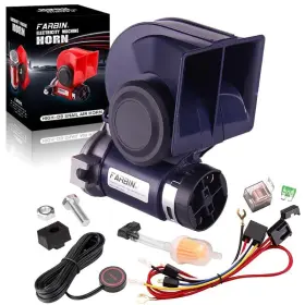 Fb-d123 Ruian City Allrey E-commerce Ltd. Horn Waterproof Car Horns 12v Loud Super Tone Color With Wire Harness