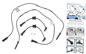 Rnm-c666 Ruianomg Abs Wheel Speed Sensor Left And Right 4pcs Replacement For Chevy Equinox 2010