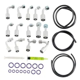 Wsl0031 Ruianshihanyuguojimaoyiyouxiangongsi Ac Hose Kit For Gm Cars Truck Vehicle Includes 6ft An6 5ft An8 And 4ft An10