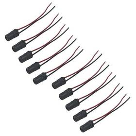 Runseaway S0451 T10 Socket Pre-wired Connector For Light Bulbs 194 Female Plug W5w 10pcs
