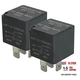 Az973-1c-12dc3e-263-2 Rz Pcs Az973-1c-1dc3e Relay 1v Spdt 5-pin Mini-iso 40/30a Sealed C3e Cover 2