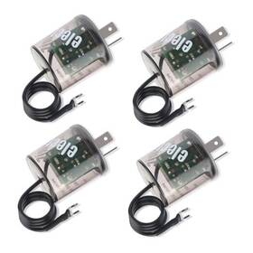 Salior Dian-2915 2pin Led Flasher Relay With Ground Wire Universal 12v Car Accessories 4pcs