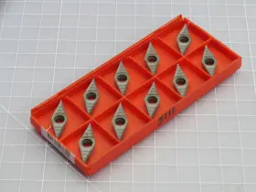 T242854 Sandvik 04-al Lot Of 10 Vcgx 16 04 H10 Carbide Turning Insert