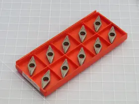 T242852 Sandvik 08-um Lot Of 10 Vbmt 16 04 5015 Carbide Cutting Inserts