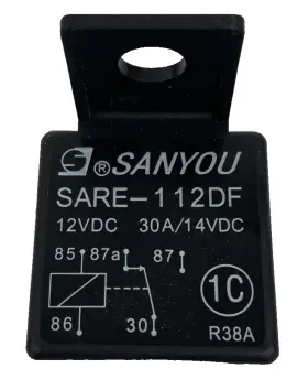 112df Sanyou Sare - Single Pole Double Throw 30 / 40 Amp 12vdc Relay Look