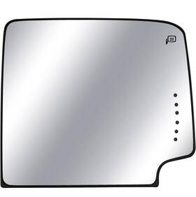 Senzeal 70000231 Right Passenger Side Heated Towing Mirror Glass Replacement For 2014-2017 Gmc