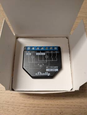 Shelly Snsw-002p15ul Plus 2pm 2-channel Smart Relay And Garage Door / Roller Cover Control