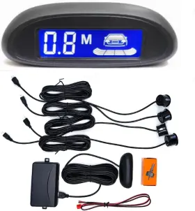 B0cp811wy7  Shkalacar Car Reverse Backup Parking Sensor Radar System Auto Vehicle With 4 P