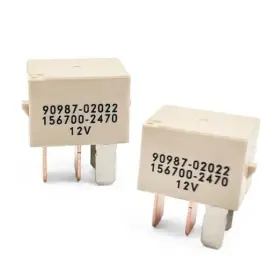 156700-2470 Sidmile 90987-02022 2 Pack Automotive Relay 12vdc 30a 4-pin For