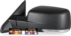 Siziom Sz-bd8609-l Driver Side Mirror For 2009-2018 Ram 1500 2010-2018 2500 3500 2019 Black