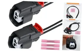 645-134 Smart Repairboy Abs Wheel Speed Sensor Connector Pigtail Plug Wiring Harness Fit For Jeep
