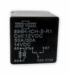 896h-1ch-s-r1 Song Chuan Automotive Relay Quick Connect 12vdc 50amp