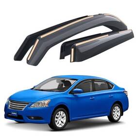 Spark Lines In Gy003482 Shatterproof In-channel Window Deflectors For Nissan Sentra 13-19