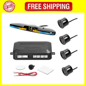 Sunydogk20110bxus Sunydog Sensores De Reversa Universal Para Autos Carros Pantalla Led Distancia Y Sonido
