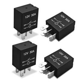 Surosha Qph-g-2094 4 Pin 12v 30a Relay Ac Power Relays Assembly Starter 4pcs Pin-12v