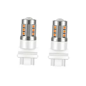 Swphrt-car2 Swphrt Led Car Turn Signal Bulbs 2pcs Super Bright Vehicle Front Rear 3156 Yellow