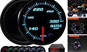 Tchenpart 797823386335 7 Color 100-300 Fahrenheit Water Coolant Temperature Gage 2 Temp Gauge