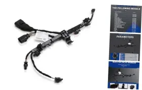 Tiseymcs-06l971627ab Tiseymcs 06l971627ab Fuel Injector Valve Wiring Harness Ea888 Mk3 1.8t 2.0t Compatible
