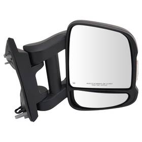 Trq Mra52625 Passenger Side Power Heated Mirror Textured Black For 2014-2024 Ram Promaster