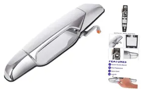 Tytdh009 Tyt Autoparts Exterior Chrome Door Handle Front Right Passenger Side Replacement For 2007