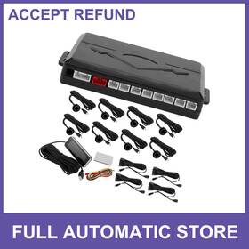 Uauto1 649603114075 Car Auto Vehicle Reverse Backup Radar System Front 8pcs