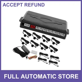 Uauto1 649603114075 Car Auto Vehicle Reverse Backup Radar System Front 8pcs