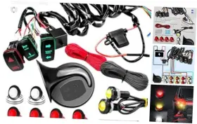 Patvzx1202 Ushein Pre-wired Atv Utv Turn Signal Kit Universal Street Legal With Horn 2