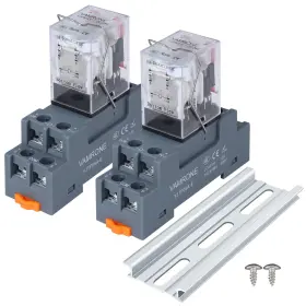 24v-2p Vamrone Electromagnetic Power Relay 8-pin 10 Amp 24v Dc 8pin-10a-2pcs