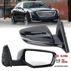 Vefix J82074812 Right Passenger Side Mirror Compatible With 2016 2017 2018 R-11 Pins Black