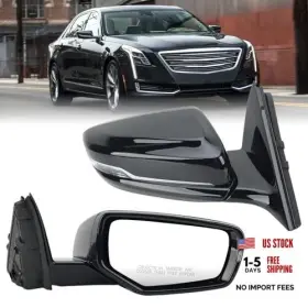 J82074812 Vefix Right Passenger Side Mirror Compatible With 2016 2017 2018 R-11 Pins Black