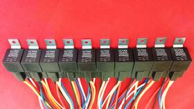Vlynx Vrl5s-wp5 Qty5 Car Relay 5 Pin Socket 12v Dc 40a Weatherproof And Waterproof 12 Volspdt