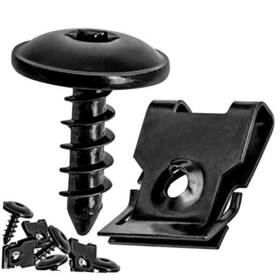Waylin 618528051147 15pcs Screws Clips For Front Bumper Cover Fender Liner Splash Shield Grille
