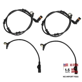 Wde08000018-4 Wedoauto 4pcs Front Rear Abs Wheel Speed Sensor Set Fit For Mercedes-benz Gl320 Gl350