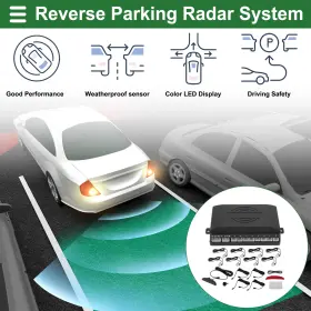 8pcparking X Autohaux 656417502196 Reverse Backup Radar System Parking Sensor Front Rear