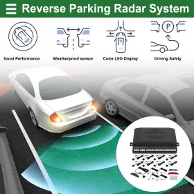 8parking X Autohaux 656417502226 Reverse Backup Radar System Parking Sensor Rear Sensors